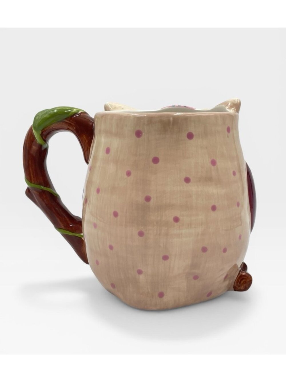 Pier 1 Owl Mug 24oz Vintage Handpainted - Picture 3 of 8